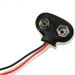 Lot de 10 connecteur a clips pour pile accu batterie coupleur 9v 6f22 branchement raccordement