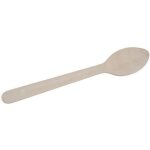 Lot de 10 cuillères à soupe en bois de bouleau réutilisable - sphere - greenday - 165mm Lot de 10 cuillères à soupe en bois de bouleau réutilisable - sphere - greenday - 165mm