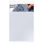 Lot de 10 feuilles mylar a5 pour pochoir - epaisseur 02 mm - qbix