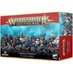 Lot de 10 figurines warhammer aos - stormcast eternals vigilors - dor / bleu / blanc