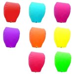 Lot de 10 lanternes volantes color�es montgolfi�res lanternes couleur al�atoire