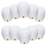 Lot de 10 lanternes volantes qualit� sup�rieure en papier