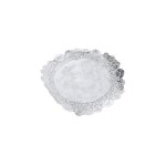 Lot de 10 napperons dentelle papier argent d 115 cm