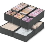 Lot de 10 organisateur de tiroir bo�te de rangement pour sous - v�tements organisateur tiroir de non ...
