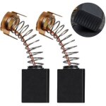 Lot de 10 paires de balais de charbon pour moteur 12 x 8 x 5 mm compatibles avec les meuleuses dangle ...