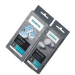 Lot de 10 pastilles de nettoyage avec 3 tablettes d�tartrantes cafeti�re machine � caf� 00312097 00312094 ...