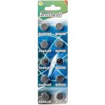 Lot de 10 piles bouton alcaline eunicell lr1130 / lr54 / lr1130l / 189 / 389 / g10a / g10 - a / 389a ...