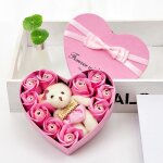 Lot de 10 roses parfumée savon fleur coffret cadeau salle de bain fleurs savon parfumée pour femmes ados ... Lot de 10 roses parfumée savon fleur coffret cadeau salle de bain fleurs savon parfumée pour femmes ados ...
