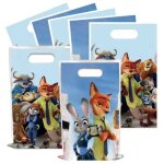 Lot de 10 sachets bonbons cadeaux zootopie - id�al pour anniversaires et f�tes