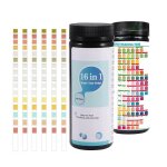 Lot de 100 bandelettes de test pour piscine 16 en 1 testeur deau potable testeur de ph pour v�rifier ...