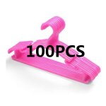 Cintres en plastique - noname - lot de 100 - crochet rotatif - rose - 27x15 cm Cintres en plastique - noname - lot de 100 - crochet rotatif - rose - 27x15 cm