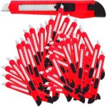 Lot de 100 cutters deuba - lames sécables 9 mm - orange - découpe bricolage travaux Lot de 100 cutters deuba - lames sécables 9 mm - orange - découpe bricolage travaux