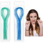 Lot de 100 enfile - fils dentaires - brosses  gencives souples - pont dentaires - entretien des dents ...