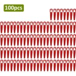 Lot de 100 lames en plastique pour coupe bordure florabest lidl gros trou 12mm petit trou 7mm Lot de 100 lames en plastique pour coupe bordure florabest lidl gros trou 12mm petit trou 7mm