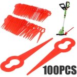 Lot de 100 lames en plastique de rechange pour coupe bordure florabest lidl gros trou 12mm petit trou ... Lot de 100 lames en plastique de rechange pour coupe bordure florabest lidl gros trou 12mm petit trou ...