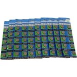 Lot de 100 piles ag13 lr44 a76 1. 55v