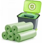 Lot de 100 sacs poubelles biodgradables de 20 litres compostables pour dchets alimentaires maison jardin ...