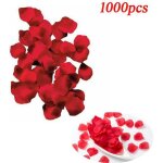 Lot de 1000pcs pétales de rose artificielles rouge - fleur artificielle - soie synthétique - 4cm Lot de 1000pcs pétales de rose artificielles rouge - fleur artificielle - soie synthétique - 4cm