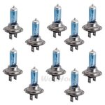 Lot 10x h7 ampoule lampe phare blanc 12v 100w 6500k xnon - happyhomy - pour voiture auto