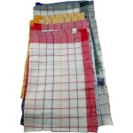 Lot de 10x torchons  carreaux 45 x 70 cm vaisselle cuisine schage