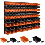 Bacs à bec - botle - lot de 114 - orange et noir - empilables - 115 x 78 cm Bacs à bec - botle - lot de 114 - orange et noir - empilables - 115 x 78 cm