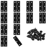 Lot de 12 charni�res � billes noires 635 cm (25 pouces) xvx pour portes meubles et fen�tres ext�rieures ...