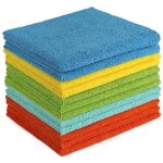 Lot de 12 chiffons de nettoyage en microfibre torchons lavette microfibre mnage plus doux plus absorbants ...
