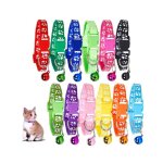 Collier pour chien - lot de 12 - nylon rglable - anti - tranglement - pour chiots et petits animaux ...