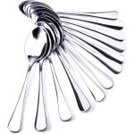 Cuill�res � caf� - inox - lot de 12 - 12cm - r�sistantes - compatibles lave - vaisselle