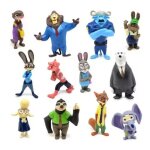 Lot de 12 figurines zootopia ? personnages du film ? mini figurines animaux ? collection & jeu
