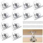 Lot de 12 loquets  double rouleau fermeture porte placard loquet de porte darmoire fermetures loquets ...