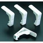 Pinces � nappe - lot de 12 - fixe nappe universelle - blanc