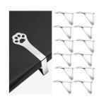 Lot de 12 pinces  nappe en acier inoxydable pour extrieur table de jardin restaurant table manger familiale ...