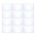 Lot de 12 porte carte handicapé pour pare - brise - Étuis autocollants transparent de 6x9cm - supports ... Lot de 12 porte carte handicapé pour pare - brise - Étuis autocollants transparent de 6x9cm - supports ...