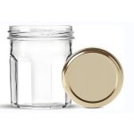 Lot de 12 pots et bocaux � confitures en verre pour pur�e de b�b� - fabrication fran�aise (200mlx12)