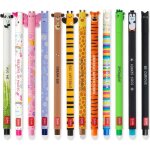 Lot de 12 stylos gel effa�ables avec encre effa�able thermosensible gamme de couleurs diff�rentes dencre ...