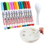Stylos marqueurs - flottants dans leau - 12 couleurs - effaçables - Éco - friendly - pour enfants Stylos marqueurs - flottants dans leau - 12 couleurs - effaçables - Éco - friendly - pour enfants