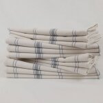 Lot de 12 torchons métis lin - coton brasserie Lot de 12 torchons métis lin - coton brasserie