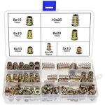 Lot de 120 écrous hexagonaux en alliage de zinc m4 m5 m6 m8 m10 avec inserts filetés pour meubles en ... Lot de 120 écrous hexagonaux en alliage de zinc m4 m5 m6 m8 m10 avec inserts filetés pour meubles en ...