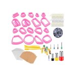 Lot de 129 emporte piece emporte - pices en argile polymre - emporte - pides en forme dargile polymrepour ...