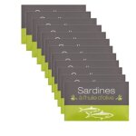 Agidra - lot 12x sardines  lhuile olive - maroc - conserve 125g