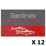 Agidra - lot 12x sardines � la tomate - maroc - conserve 125g
