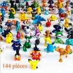 Lot de 144 figurines pok�mon - hauteur 2 - 3cm - pvc de haute qualit�