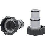 Lot de 2 adaptateurs a pour piscine i 38 mm et 32 mm sur filetage int�rieur 51 cm i douille de tuyau ...