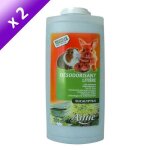 Lot de 2 - aime désodorisant litière eucalyptus - pour rongeur Lot de 2 - aime désodorisant litière eucalyptus - pour rongeur