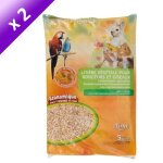 Lot de 2 - aime litire vgtale - pour rongeur