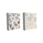Lot de 2 albums photos � pochettes 200 m�mos flowers 3 - gris et pastels - 400 photos