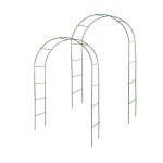 Lot de 2 arches de jardin métallique pour plantes grimpantes - arceau rosiers grimpants - résistant aux ... Lot de 2 arches de jardin métallique pour plantes grimpantes - arceau rosiers grimpants - résistant aux ...