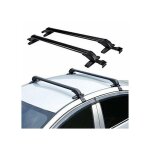 Lot de 2 barres de toit universelles pour voiture 4 ou 5 portes barres transversales r�glables avec serrures ...