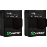 Lot de 2 batteries li - polym�re haute capacit� - 1 290 mah pour gopro hero 3 et gopro ahdbt - 201 - ...